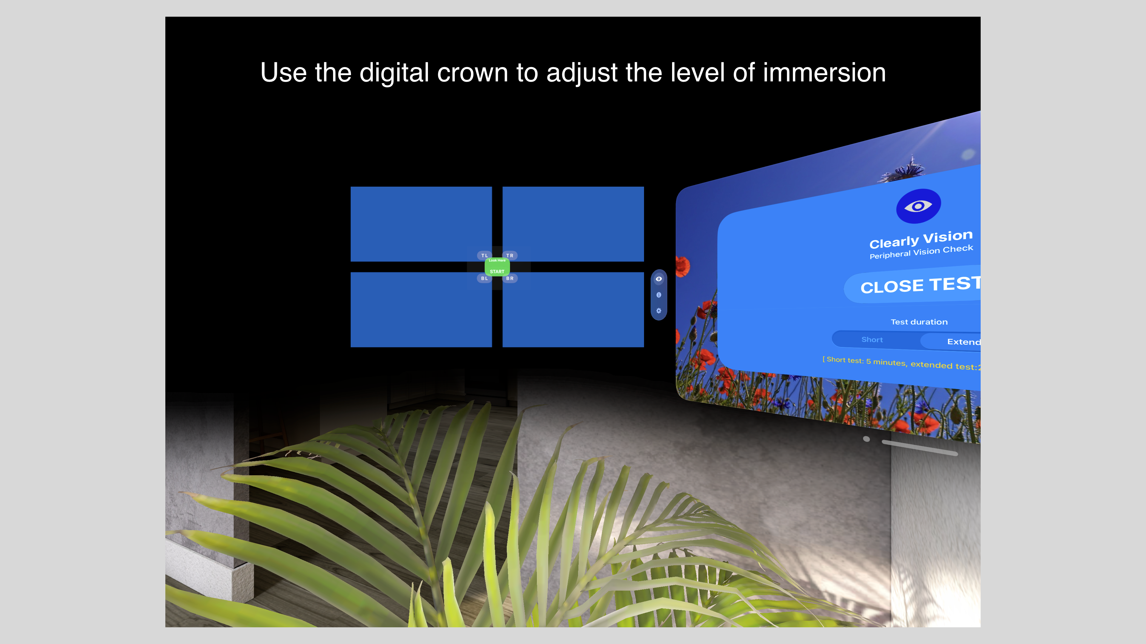 明らかにビジョン - 目の健康のミッションに関するApple Visionアプリメディア6
