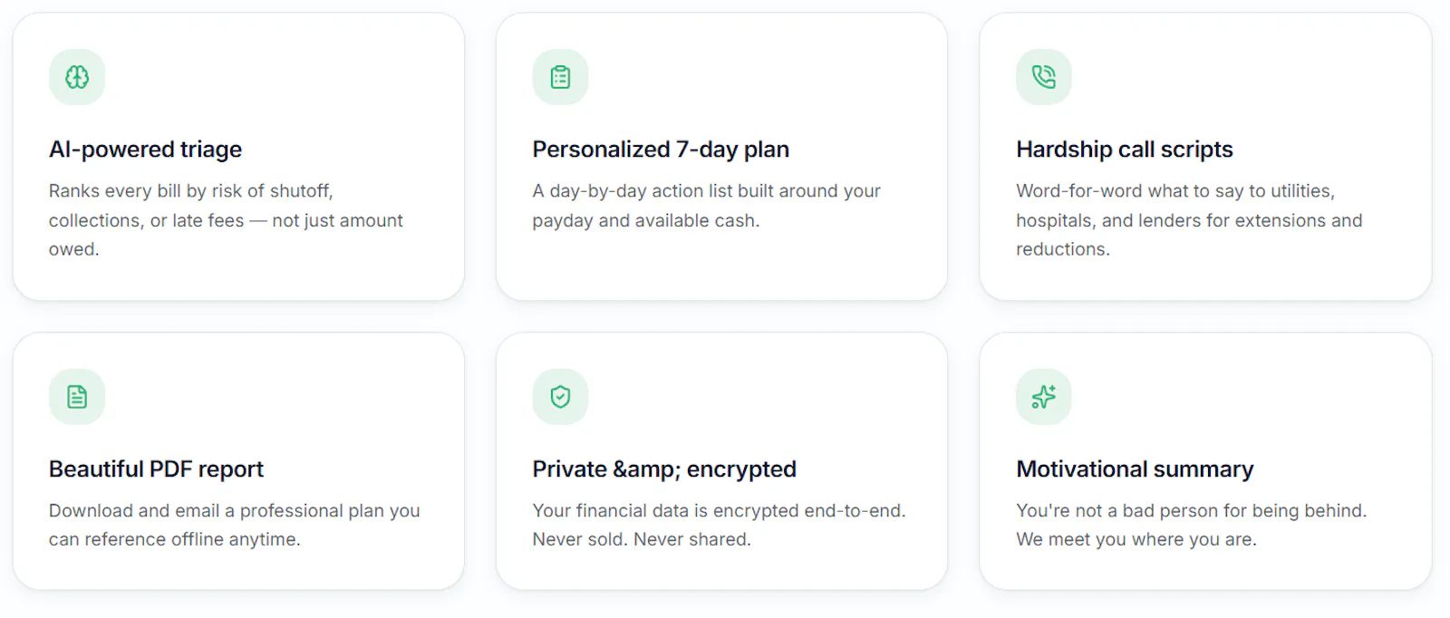 Bill Rescue — Know What To Pay First screenshot 2