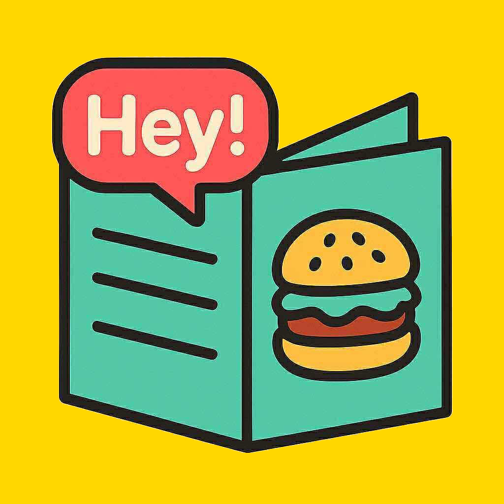 Hey Menu logo