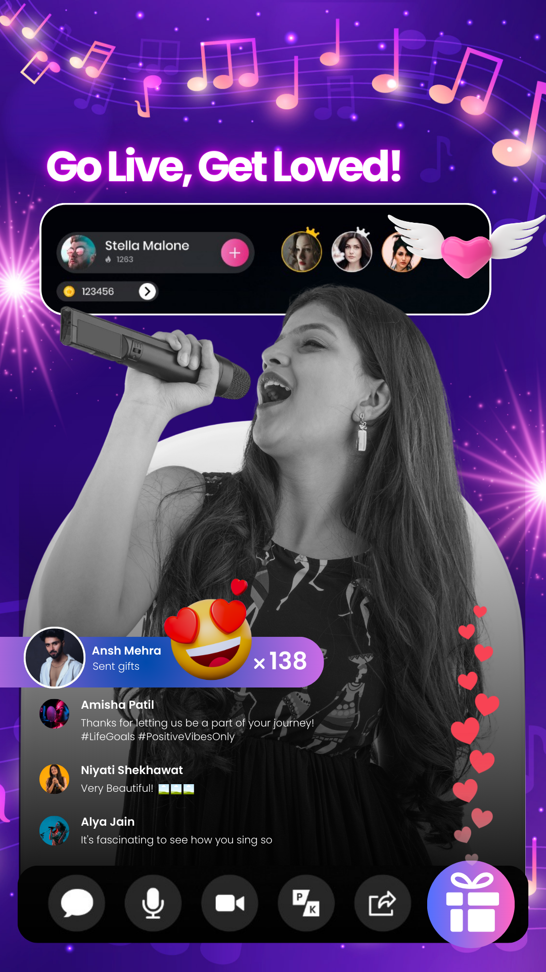 Roxstar - Eerste door India geboren karaoke -zang -app media 7