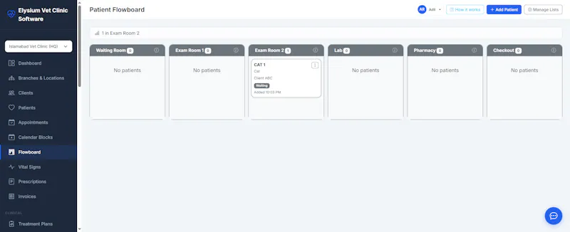 Elysium Vet Clinic Software screenshot 2