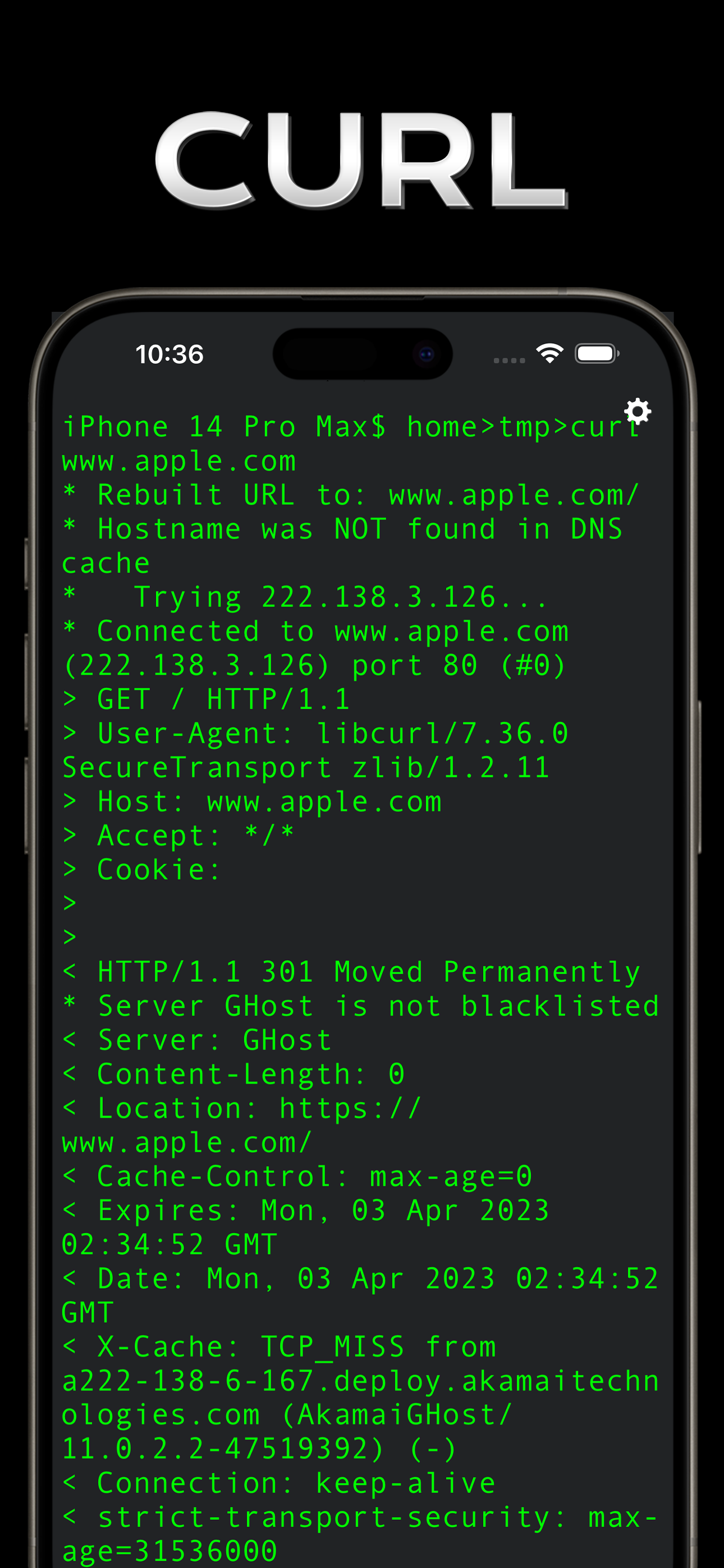 Mídia 2 de Openterm - Emulador de terminal no iOS