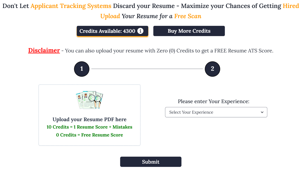 Resuscan (ATS Resume Scan) - บรรลุคะแนน ATS เรซูเม่ 75% เพื่อรับสายสัมภาษณ์มากขึ้น media 1