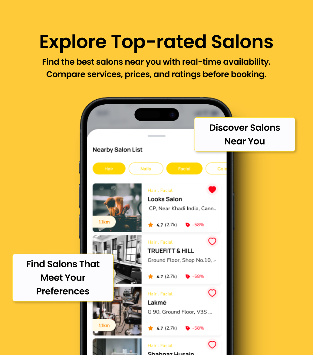 Vreemdeling - Een salon -afspraak met boeking -app media 2