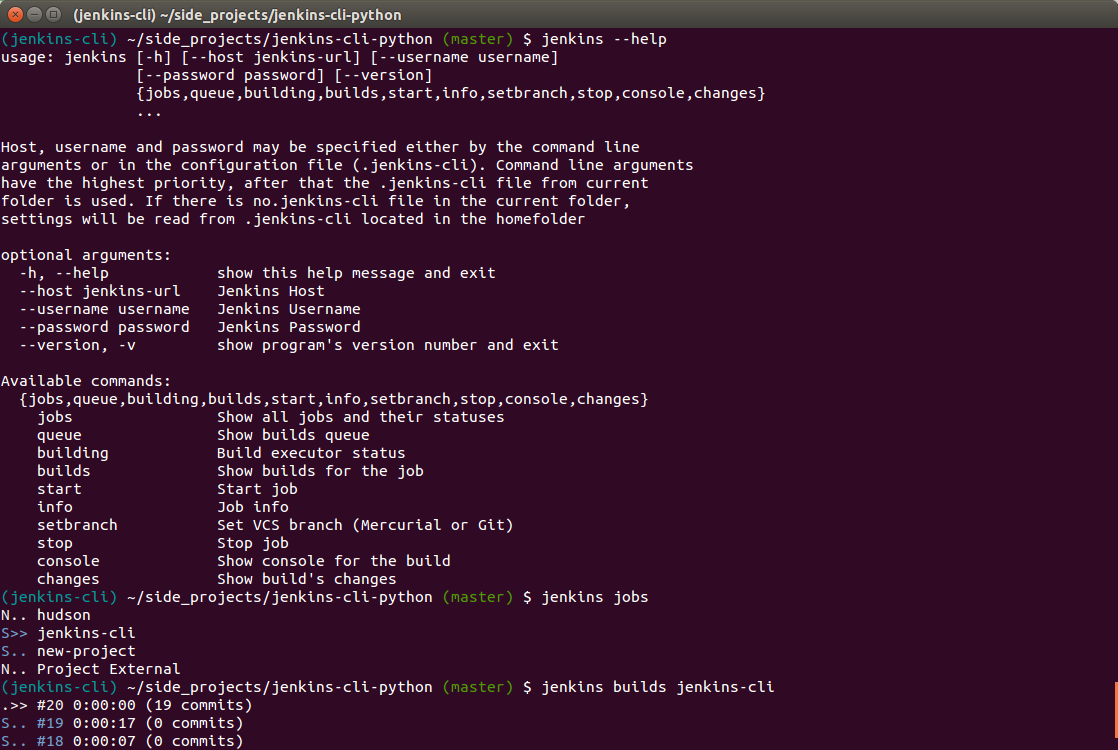 Jenkins CLI