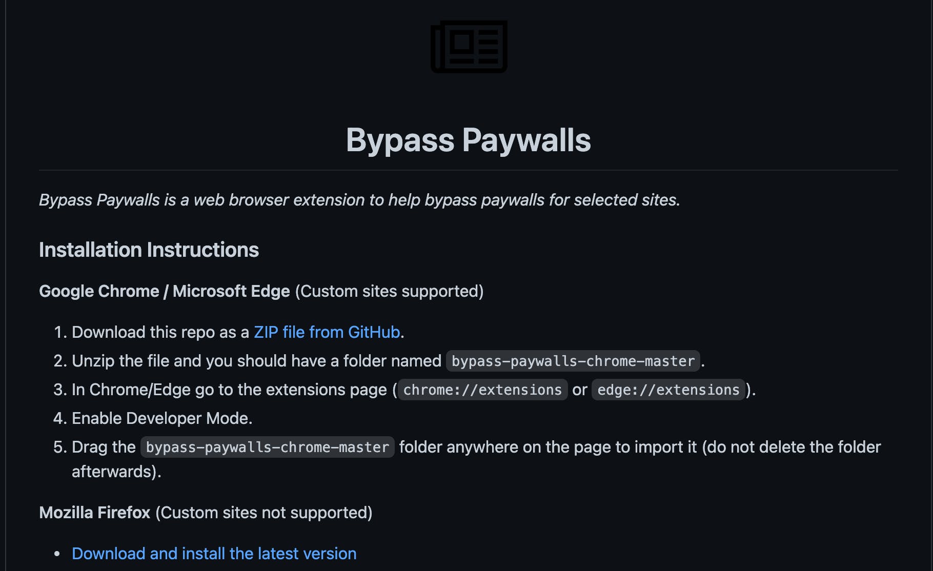 Bypass Paywalls - A chrome extension that unlocks content | Product Hunt