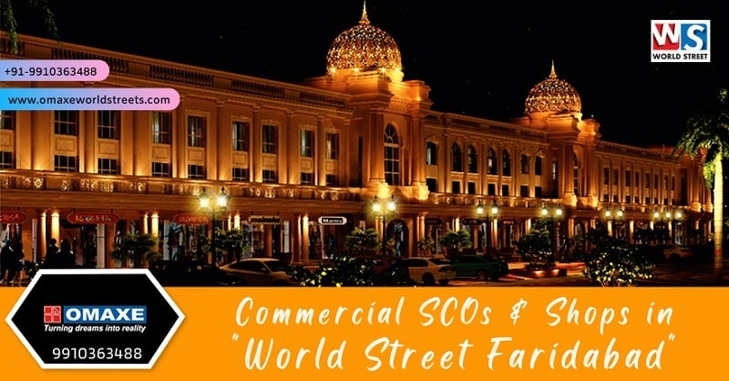 Omaxe World Street Faridabad Harga Kedai