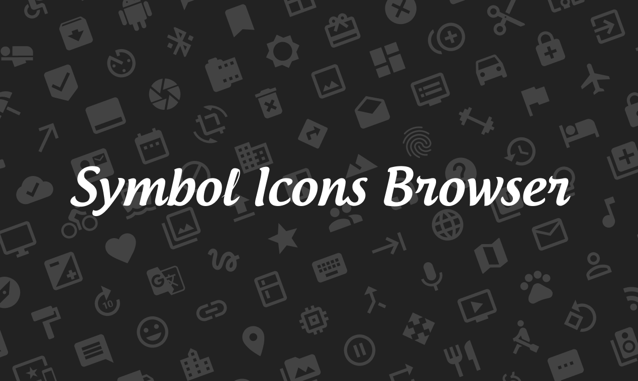 Symbol Icons Browser for Figma gallery image