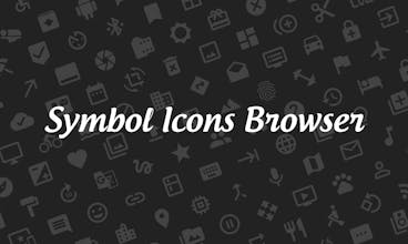 Symbol Icons Browser for Figma gallery image