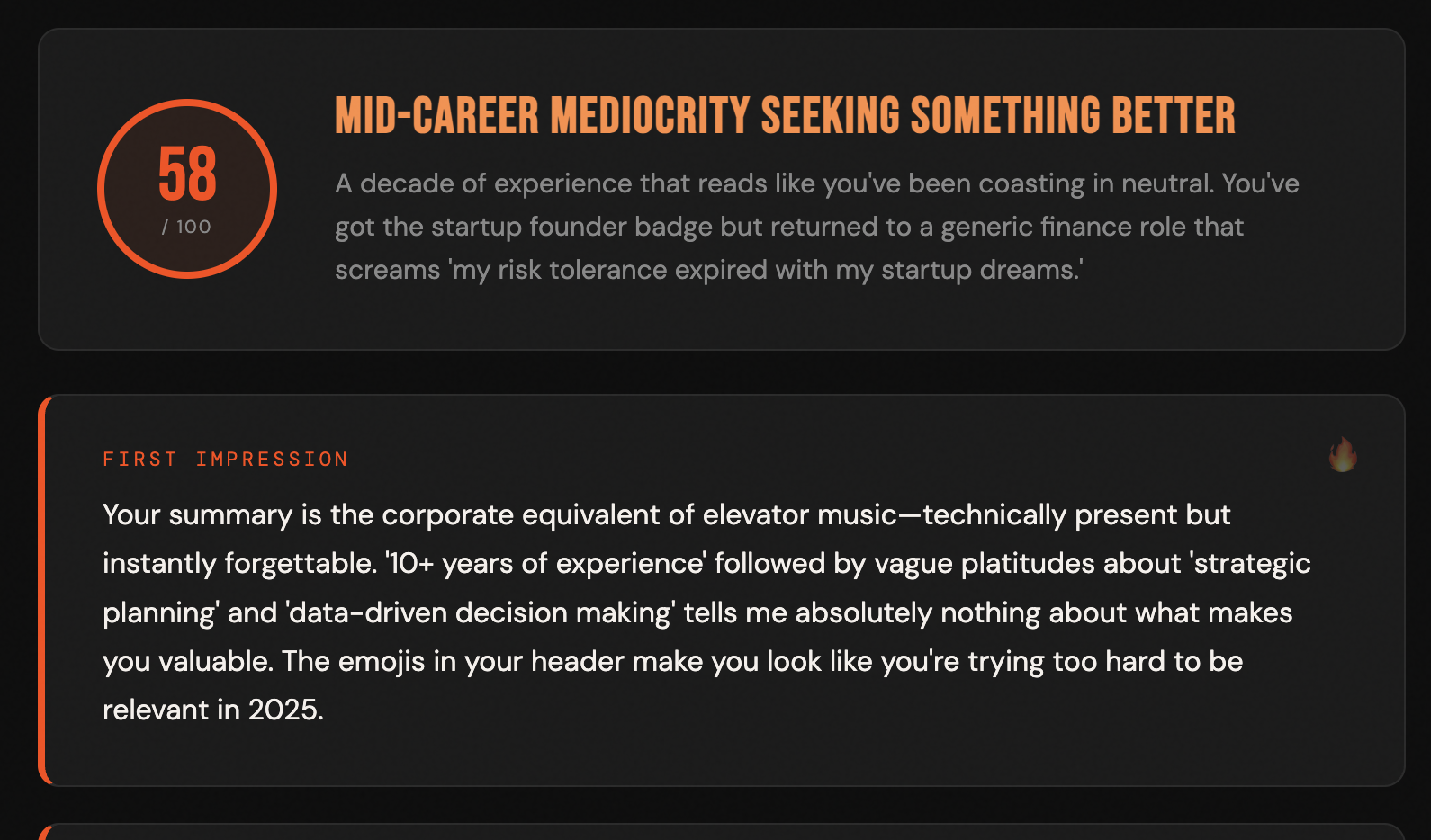 Resume Roaster gallery image