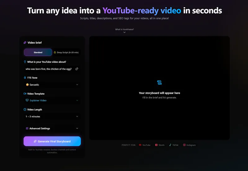 Hookframe screenshot 2