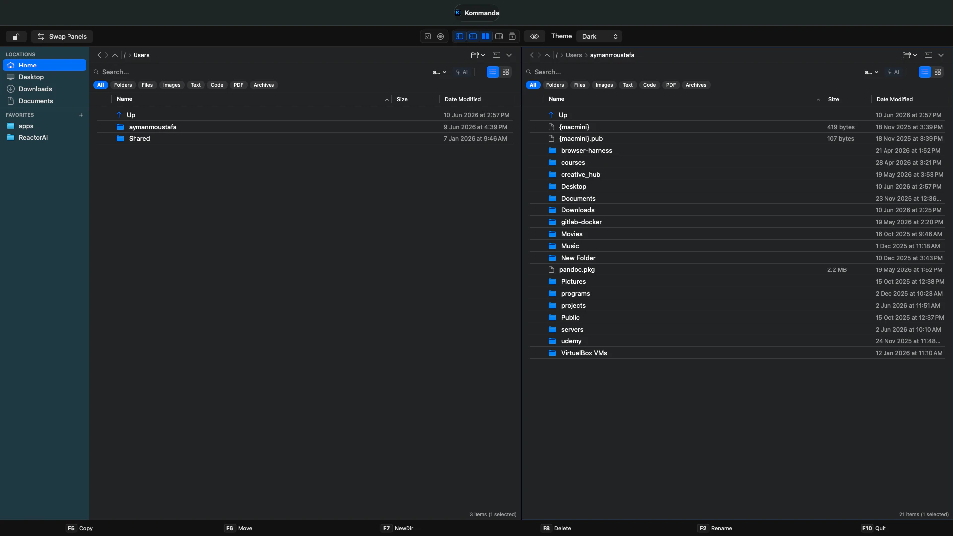 Kommanda screenshot 1
