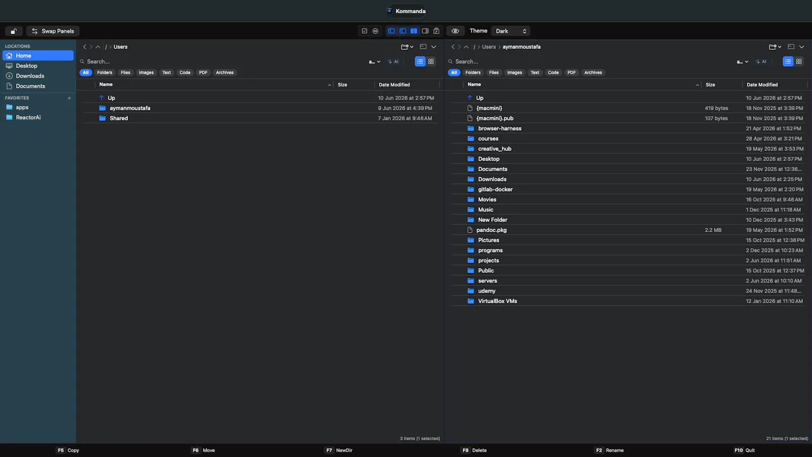 Kommanda screenshot 2