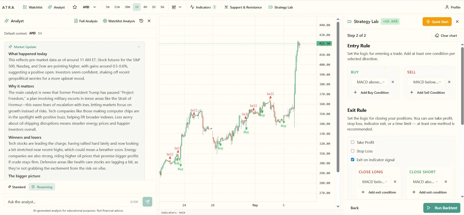 Atra screenshot 1