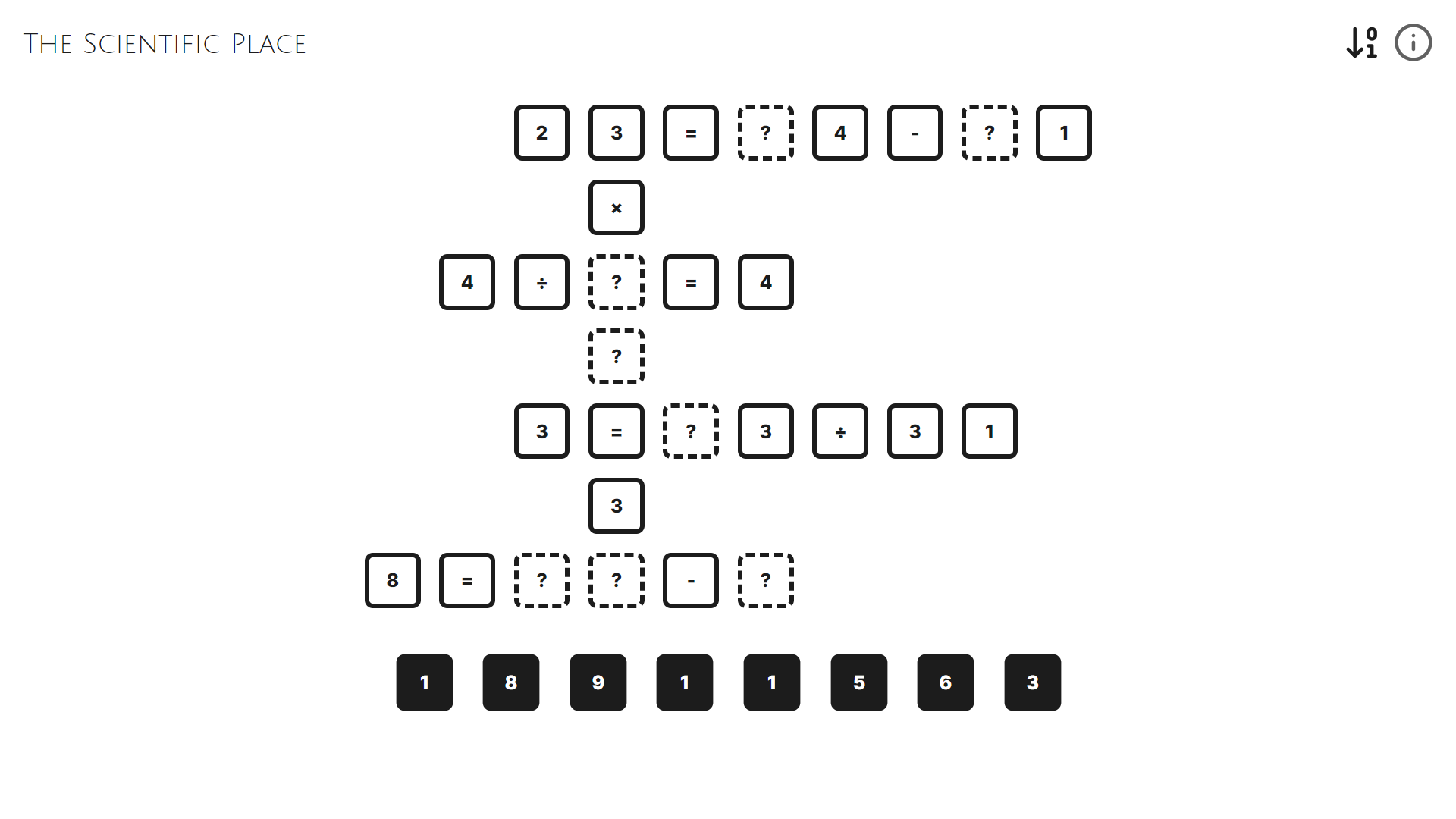 Mídia 2 de Palavra cruzada de matemática