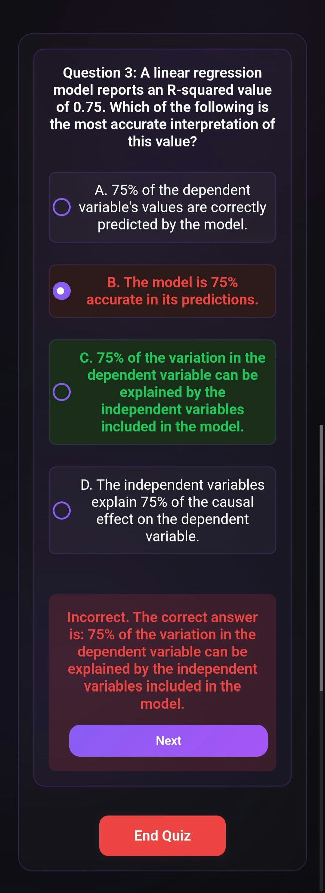 Média Quizly - Votre générateur de quiz personnel alimenté par l'IA, à tout moment !! 12