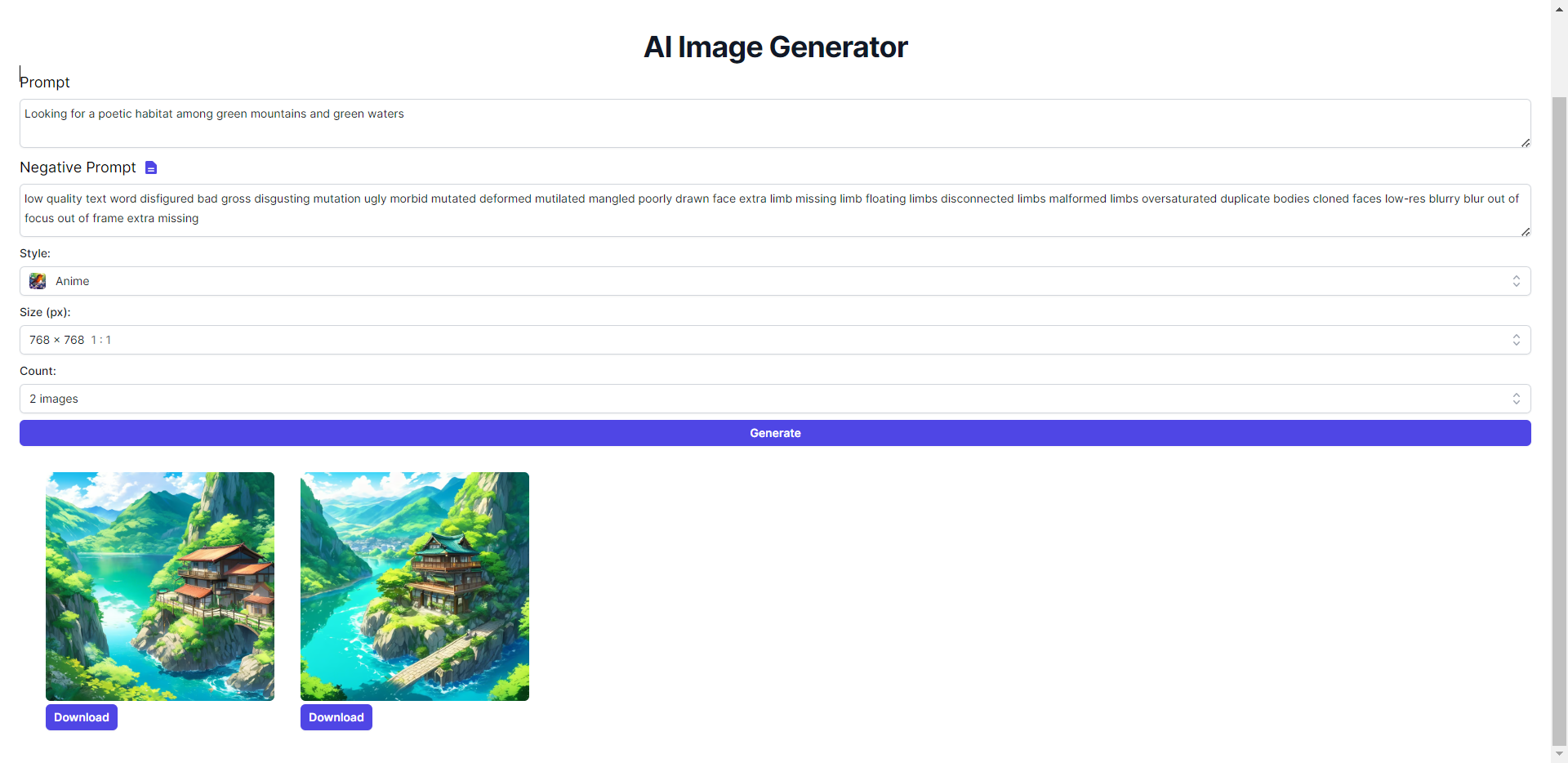 AI Image Generator gallery image