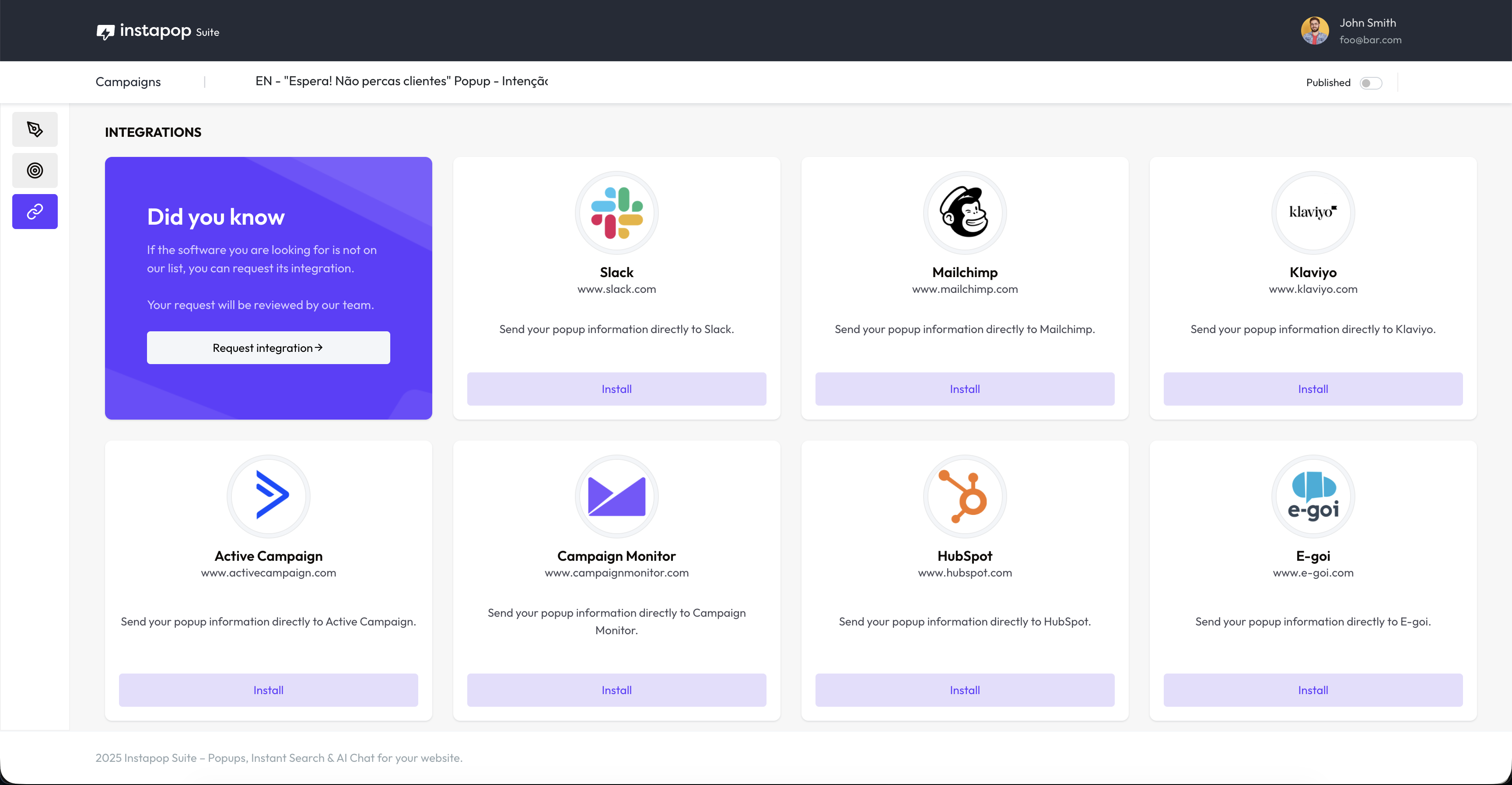 Instapop suite gallery image