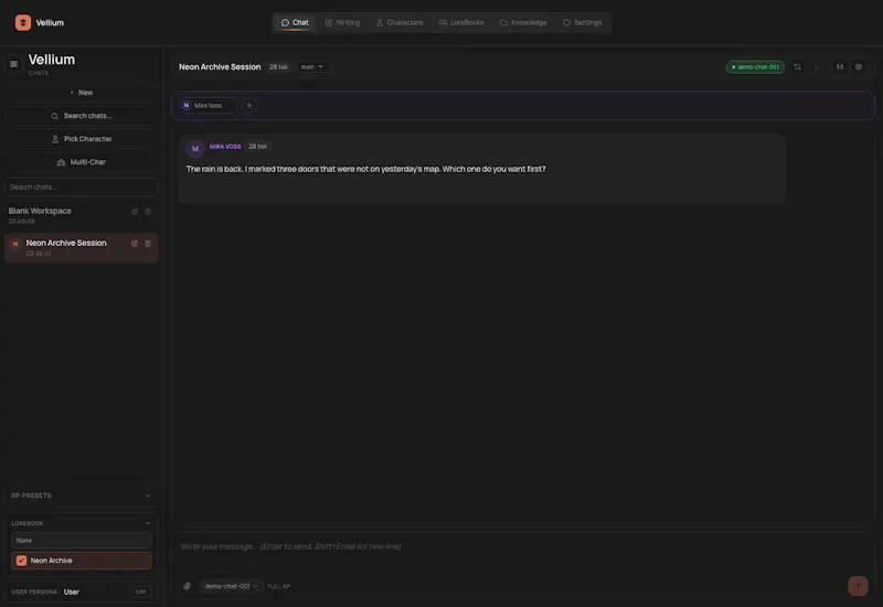 Vellium screenshot 3