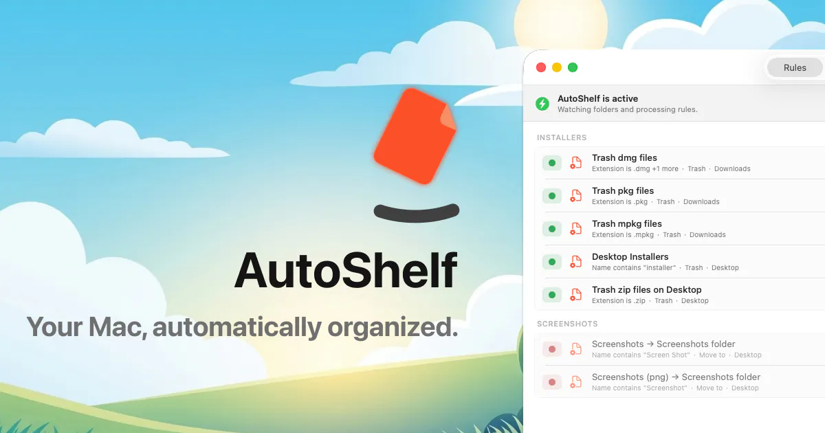 AutoShelf 2.0 screenshot 1