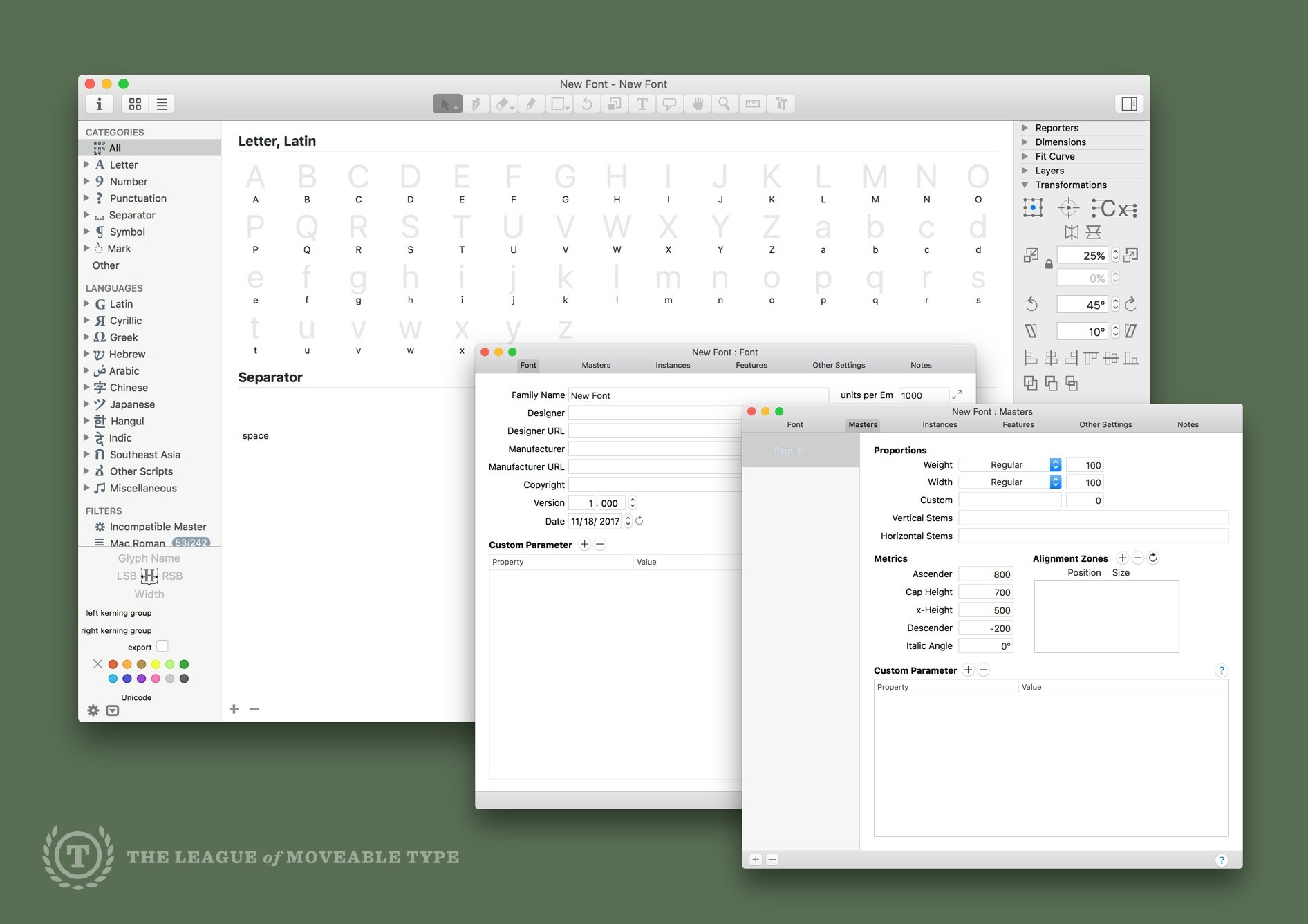 The League of Moveable Type gallery image