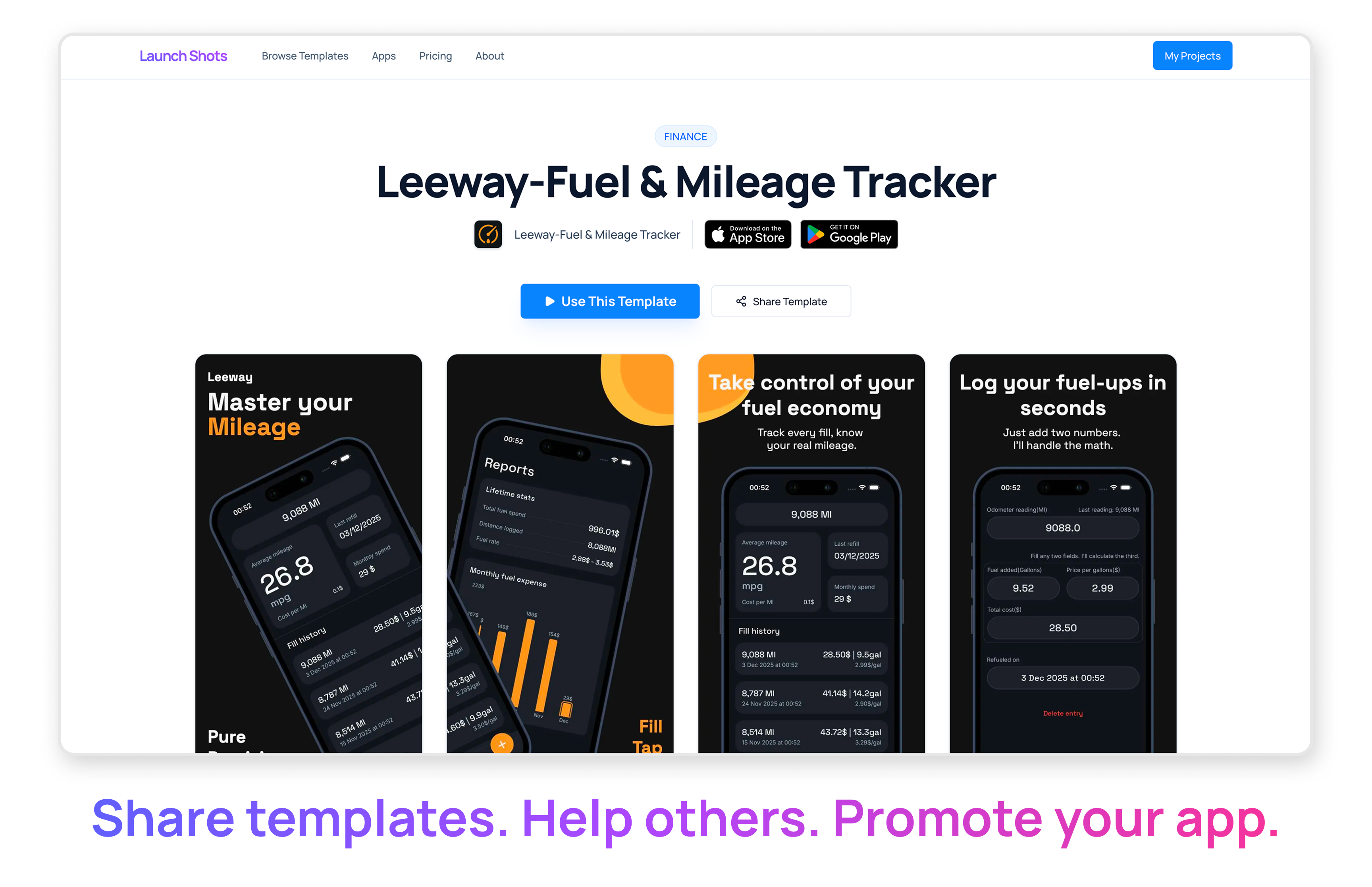 Launch Shots - Screenshot 3 showing product features and functionality
