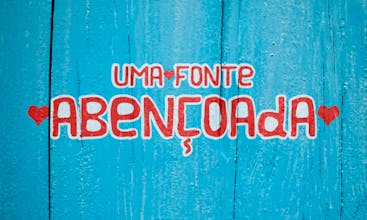 Abençoada typeface gallery image