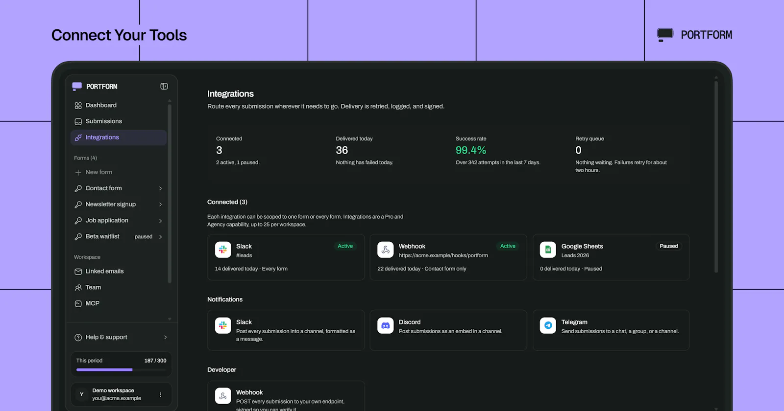 PortForm screenshot 3