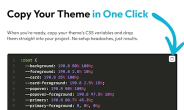 Shadcn/ui Theme Generator gallery image