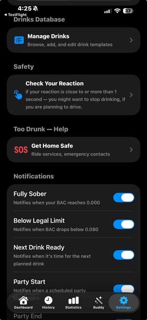 Alco Nut BAC & Alcohol Tracker and buddy gallery image