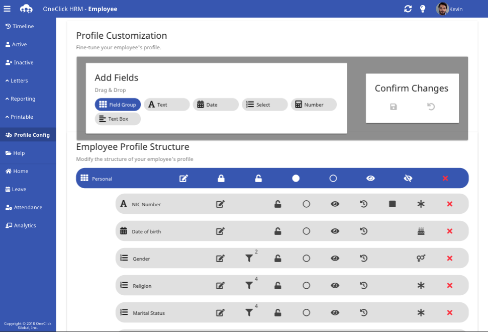 OneClick HRM gallery image