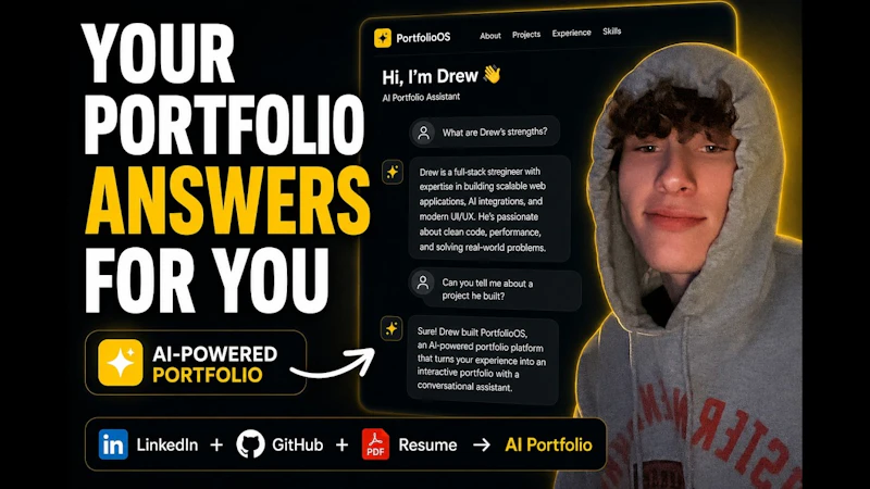 PortfolioOS screenshot 1 (video preview)