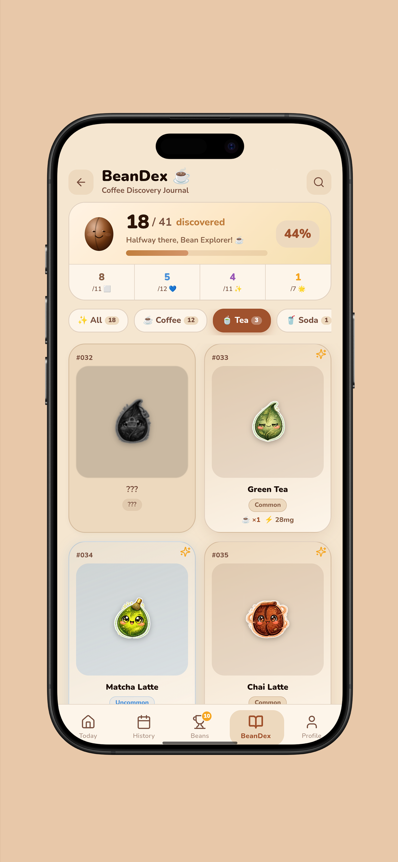 BeanBop —  iOS Caffeine Tracker gallery image