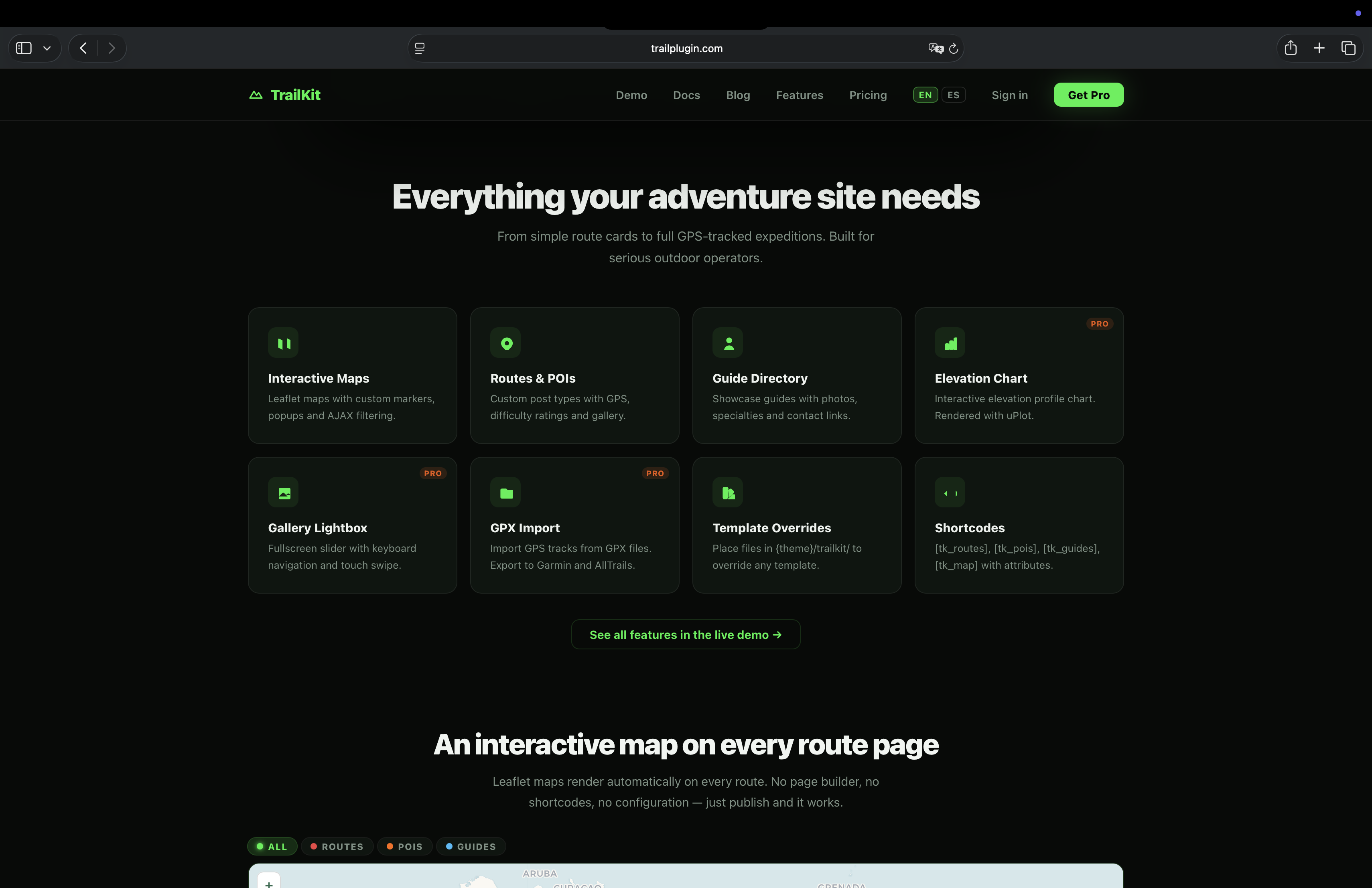 Trail Plugin gallery image