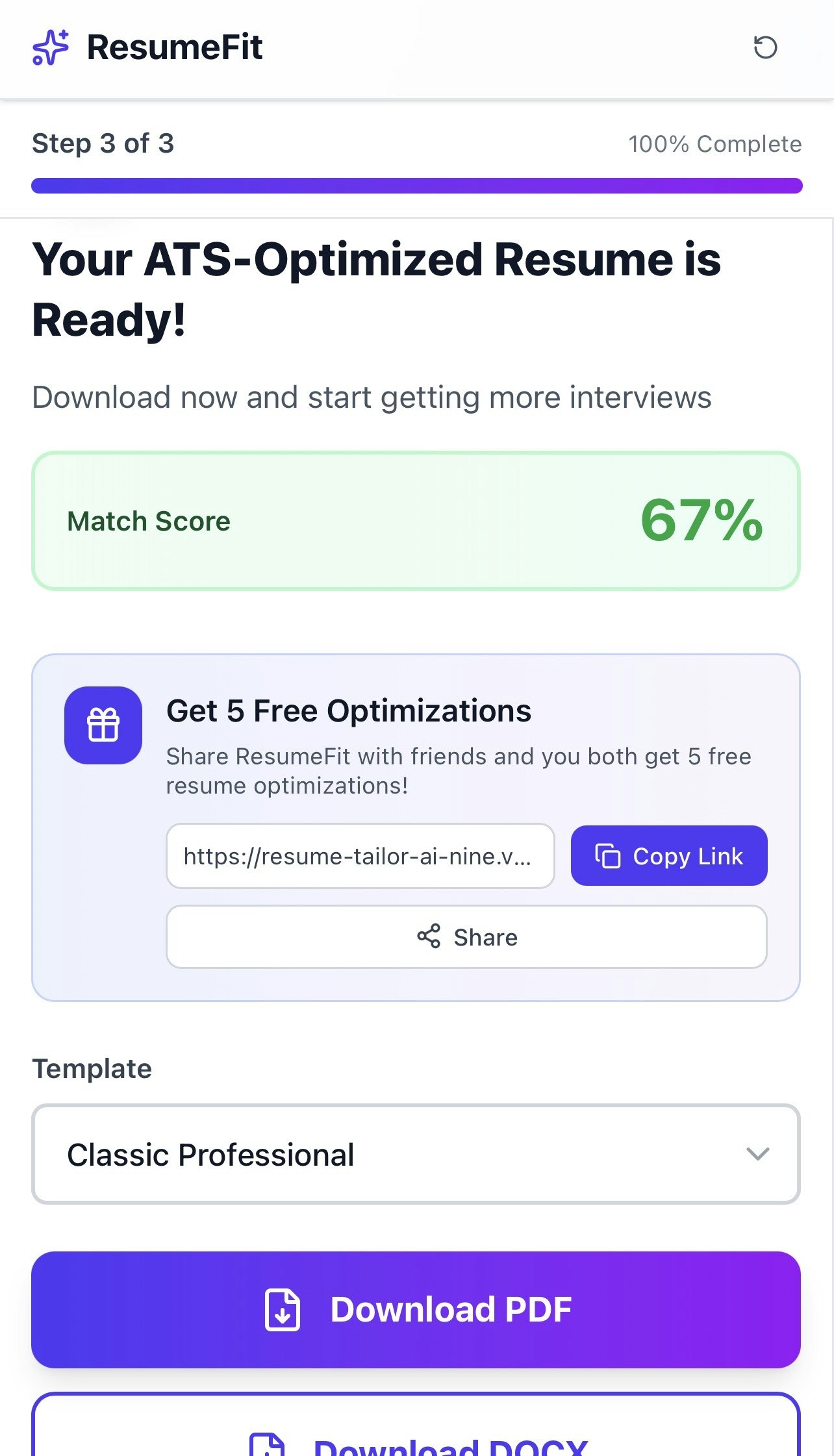 ResumeFit gallery image
