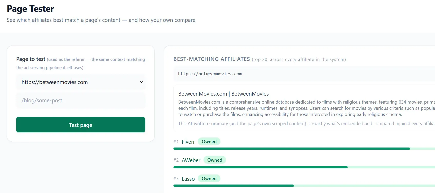 BetweenAffiliates.com gallery image