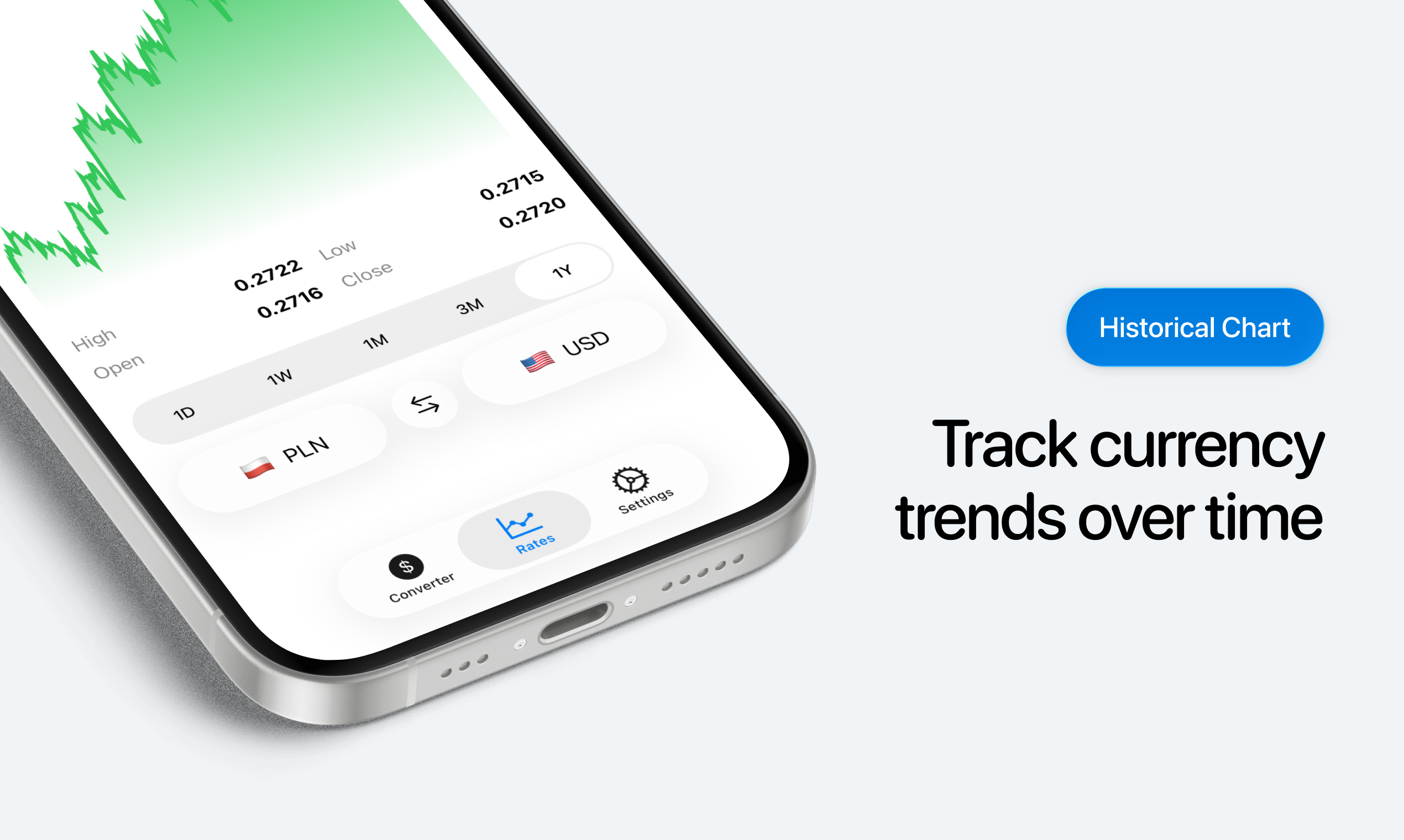 Konvert – Currency Converter - Screenshot 3 showing product features and functionality