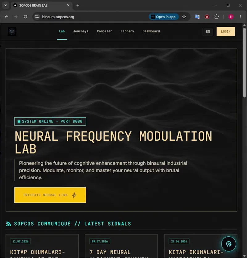 SOPCOS: Declarative Audio Engine screenshot 1 (video preview)
