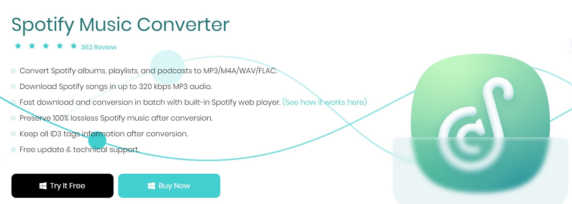 Mídia 1 de Tunesolo Spotify Music Converter - Convertendo qualquer arquivo de áudio e desfrute de música favorita offline