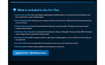 LinkedIn AI Lead Assistant Extension gallery image