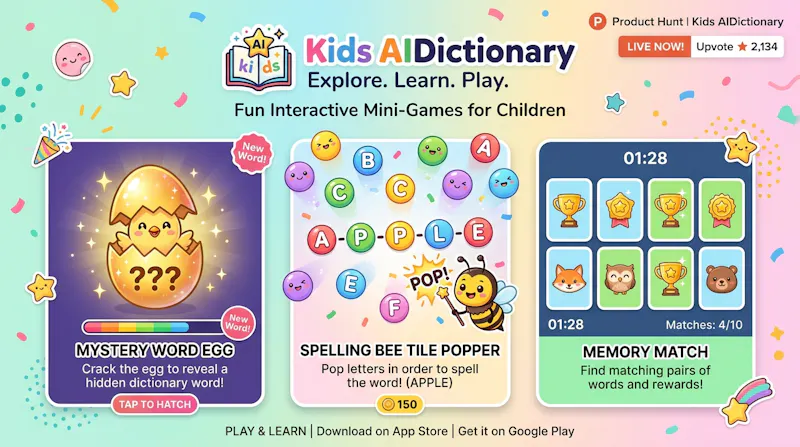 AIDictionary - Kids Visual Learning screenshot 1