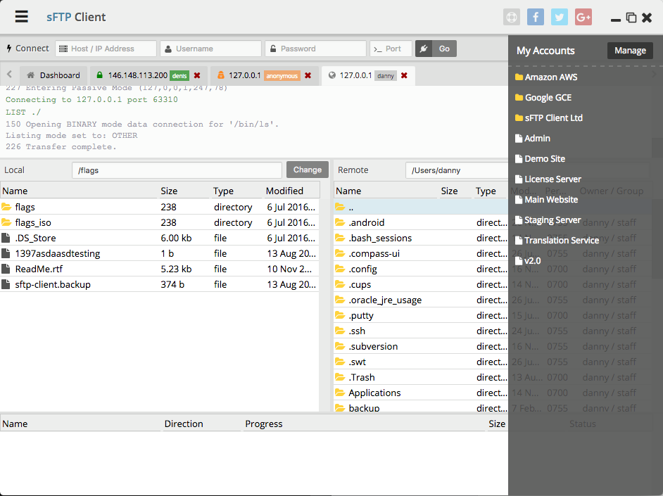 sFTP Client for Chrome gallery image