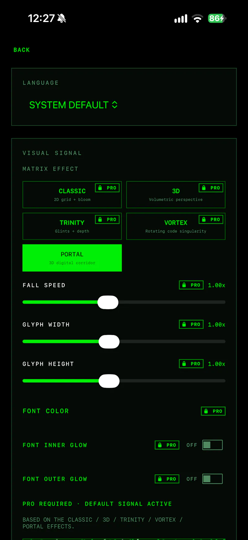 Matrix Alarm screenshot 6