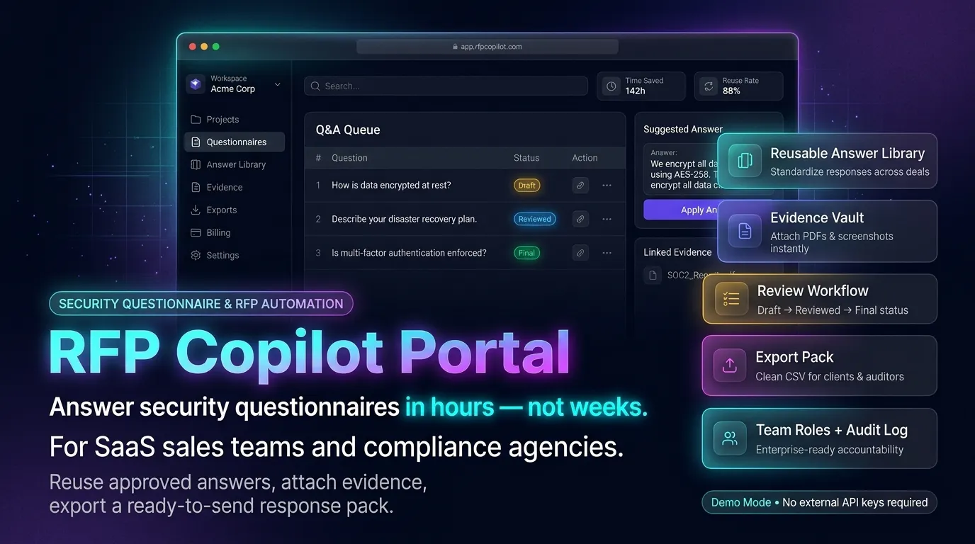 RFP PORTAL gallery image
