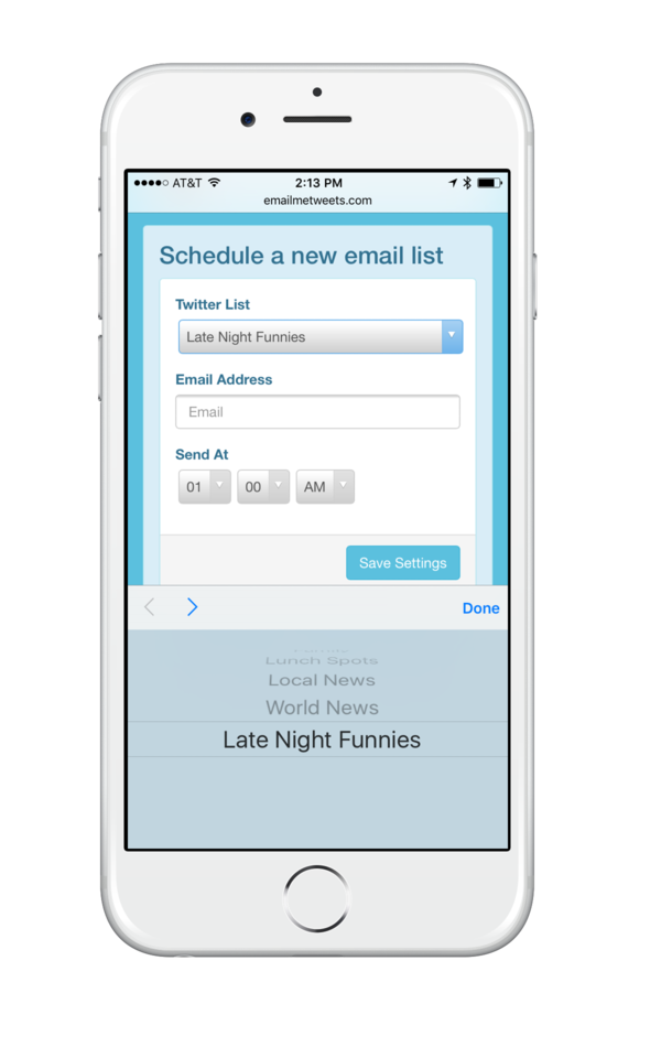 EmailMeTweets gallery image