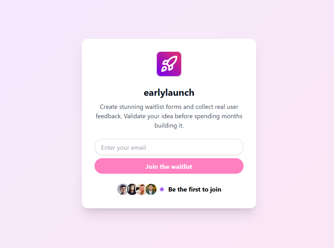 EarlyLaunch - Validate your saas idea before you build media 2