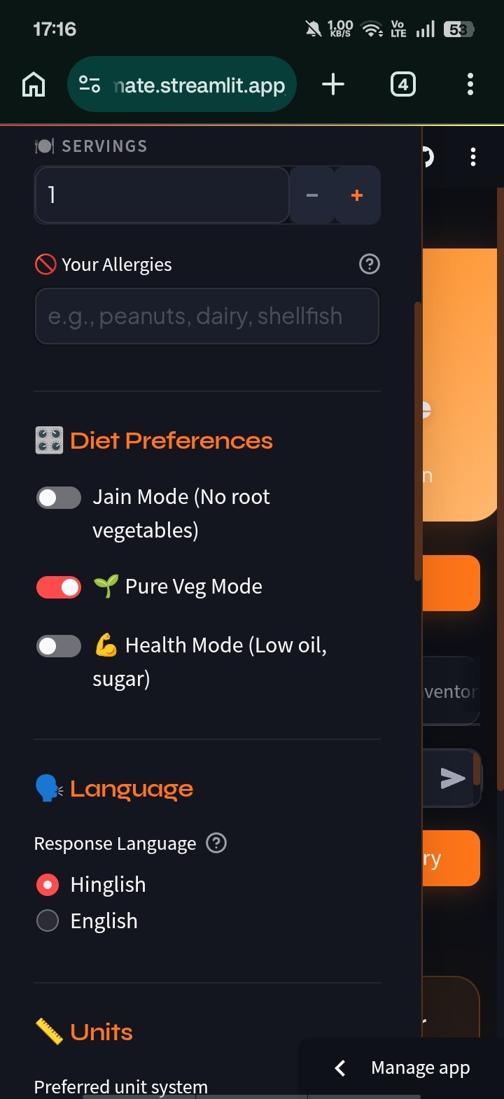 KitchenMate - Screenshot 2 showing product features and functionality