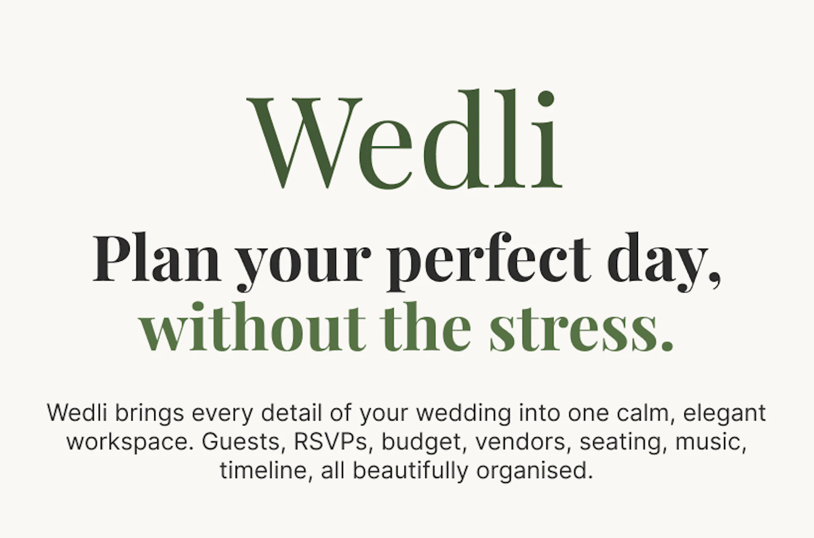 Wedli - The all in one wedding admin app screenshot 1