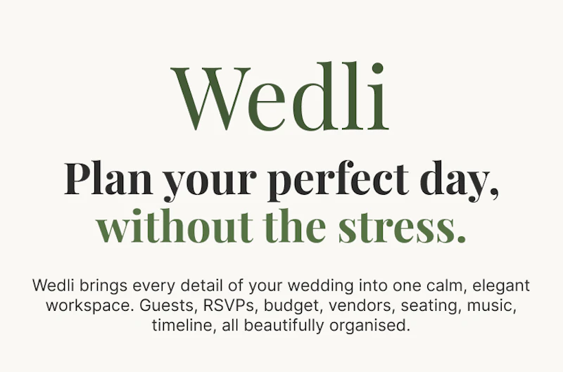 Wedli - The all in one wedding admin app screenshot 1