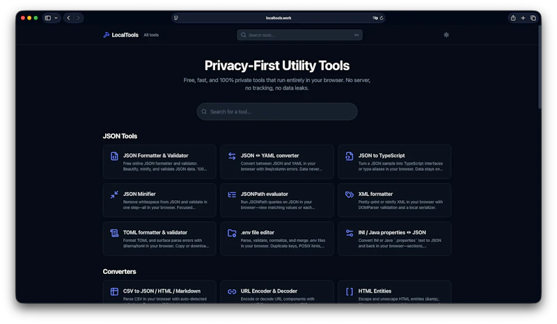 LocalTools screenshot 1